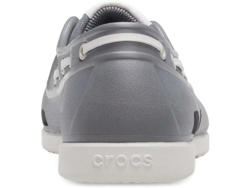 Crocs™ Classic Boat Shoe Mens Slate Grey/Pearl White