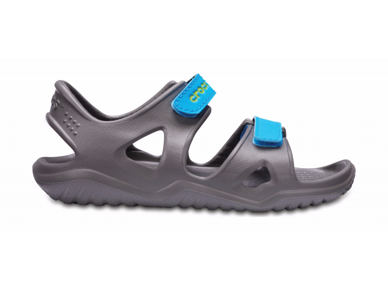 Crocs™ Kids' Swifwater River Sandal Slate Grey/Ocean