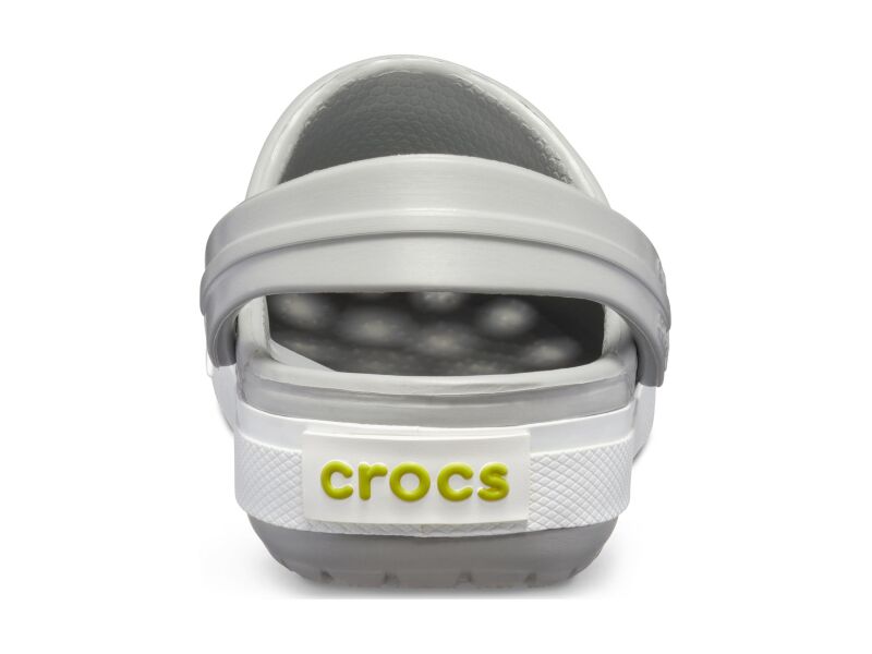 Crocs™ Crocband II Kids' Light Grey/Volt Green