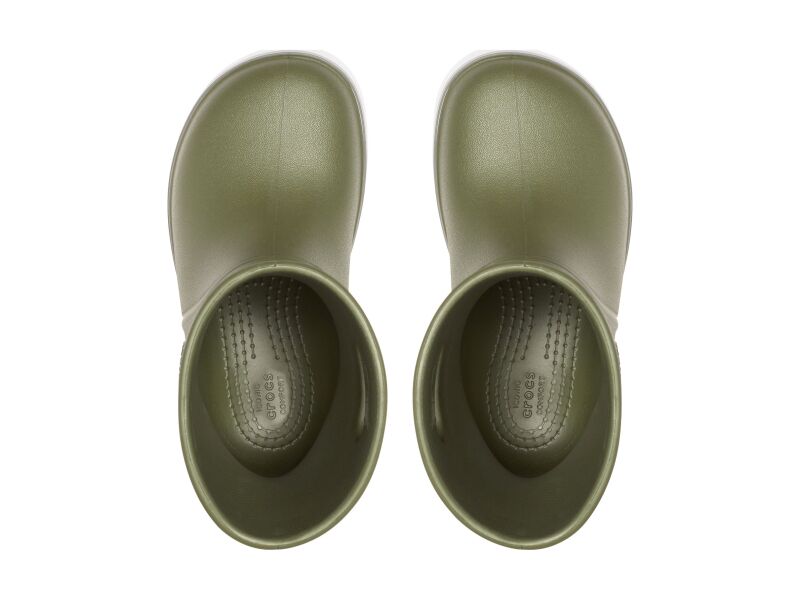 Crocs™ Crocband Rain Boot Kid's Army Green/Slate Grey