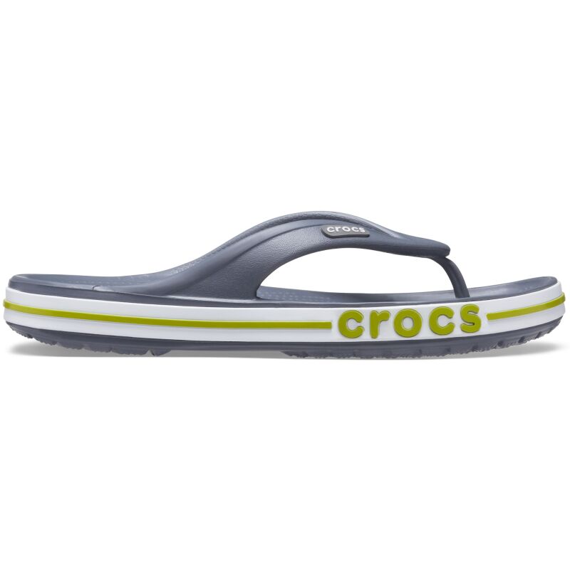 Crocs™ Bayaband Flip Charcoal/Volt Green