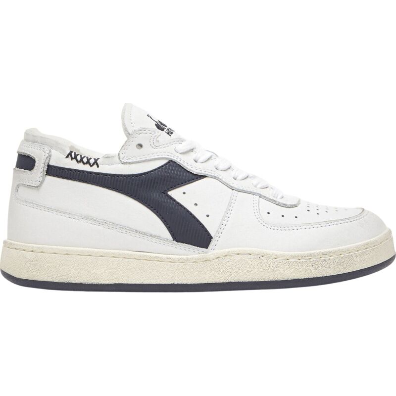 DIADORA Mi Basket Row Cut White/Blue Corsair
