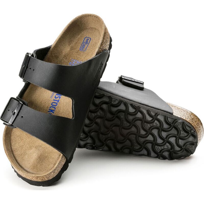 Birkenstock Arizona Soft Footbed Birko-Flor Regular Black