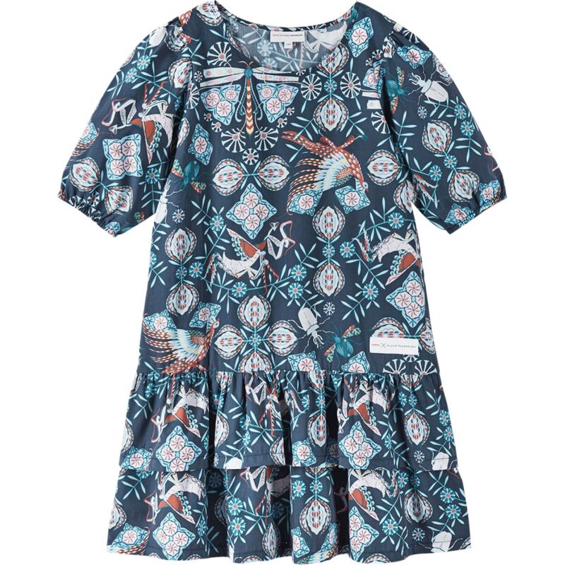 REIMA Premium Ruffle Dress Angervo Navy 6988