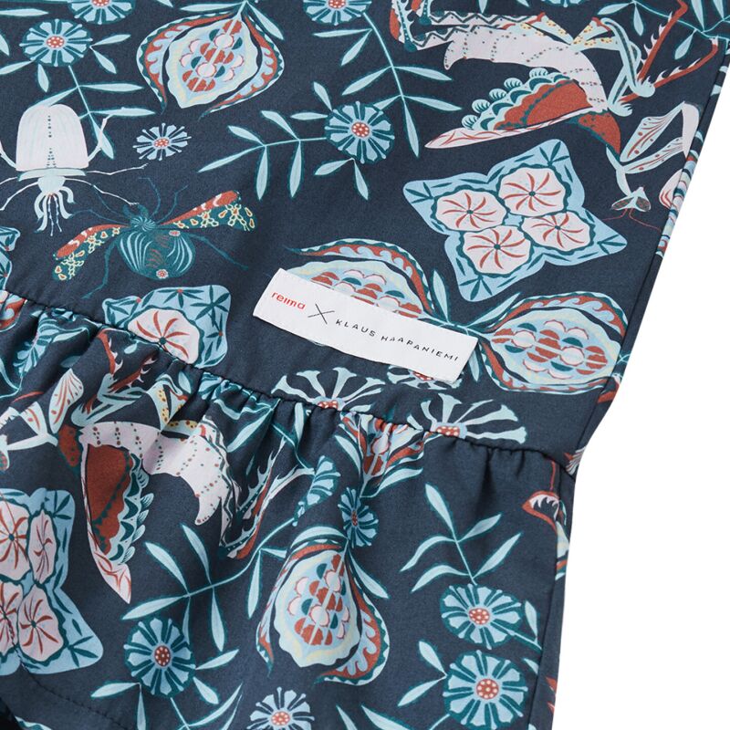 REIMA Premium Ruffle Dress Angervo Navy 6988