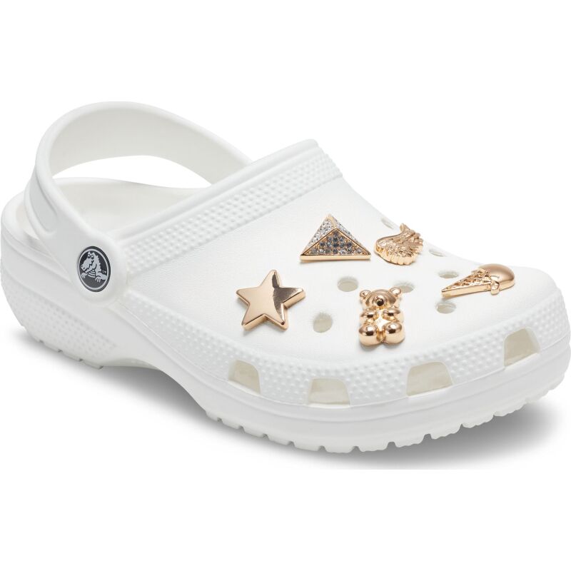Crocs™ Jibbitz Gold Icons 5 Pack Multi