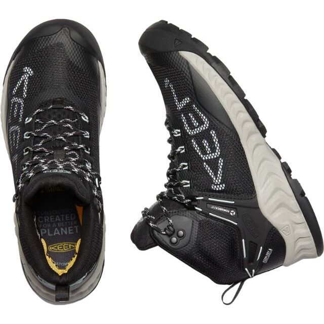 Keen NXIS EVO Mid WP Women's Black/Blue Glass