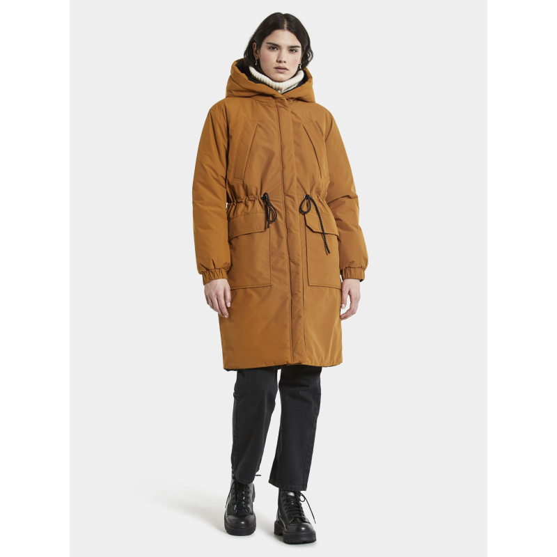 Didriksons Anna Women's Parka Black/Cayenne