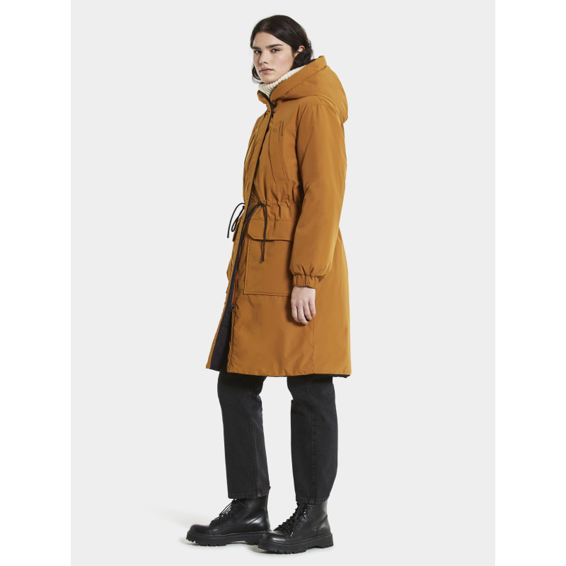Didriksons Anna Women's Parka Black/Cayenne