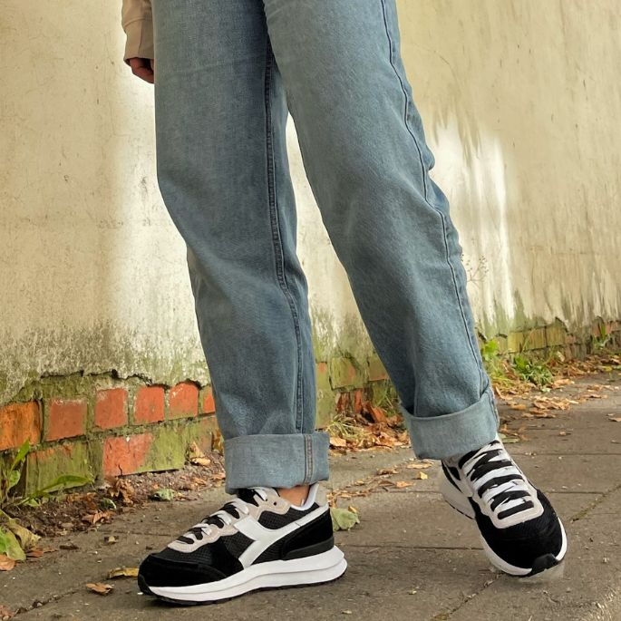 Кроссовки DIADORA Kmaro 42 Suede Mesh Black/White