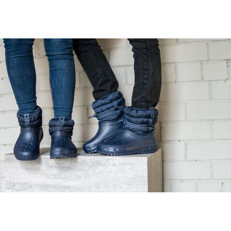 Crocs™ Classic Neo Puff Luxe Boot Women's Navy