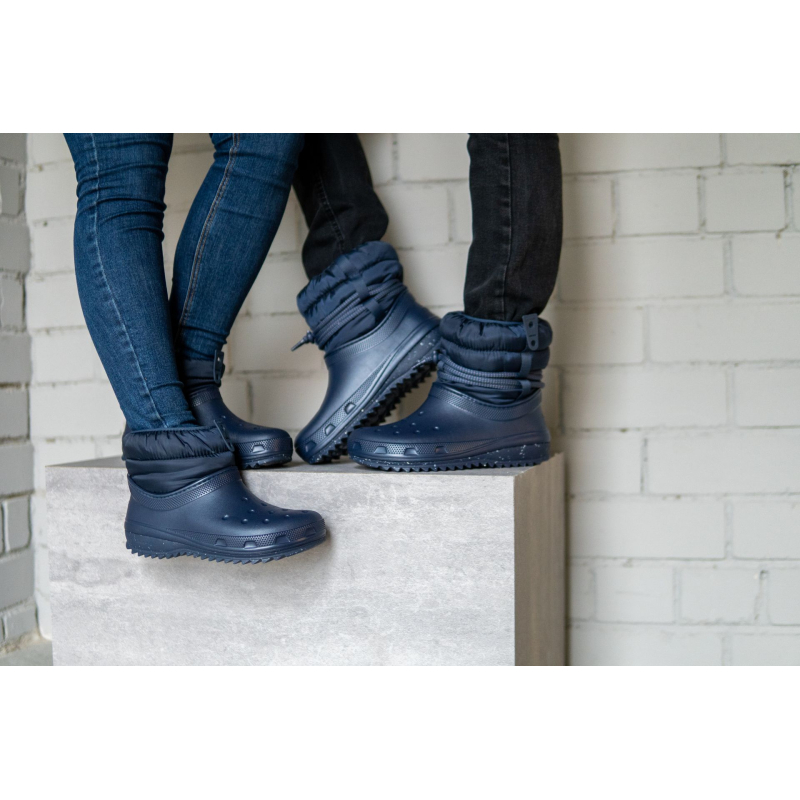 Crocs™ Classic Neo Puff Luxe Boot Women's Navy