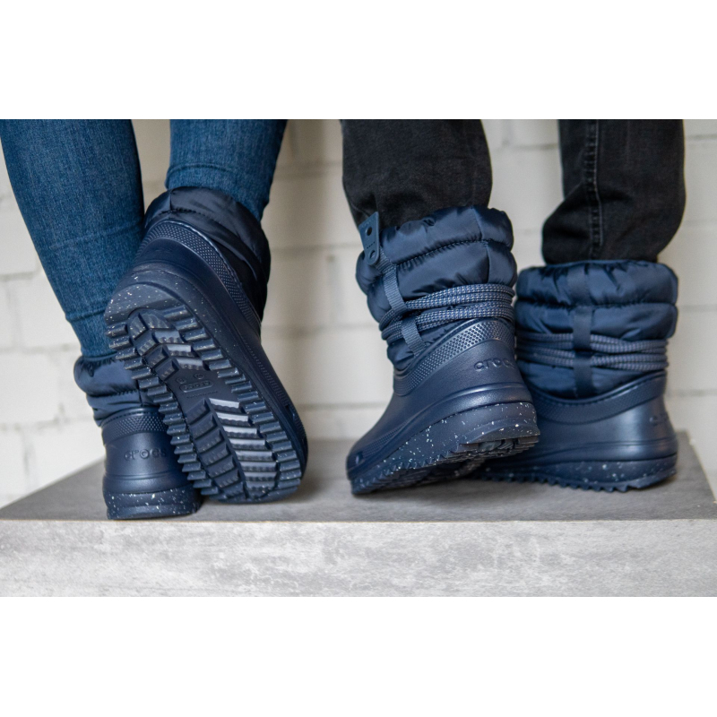 Crocs™ Classic Neo Puff Luxe Boot Women's Navy