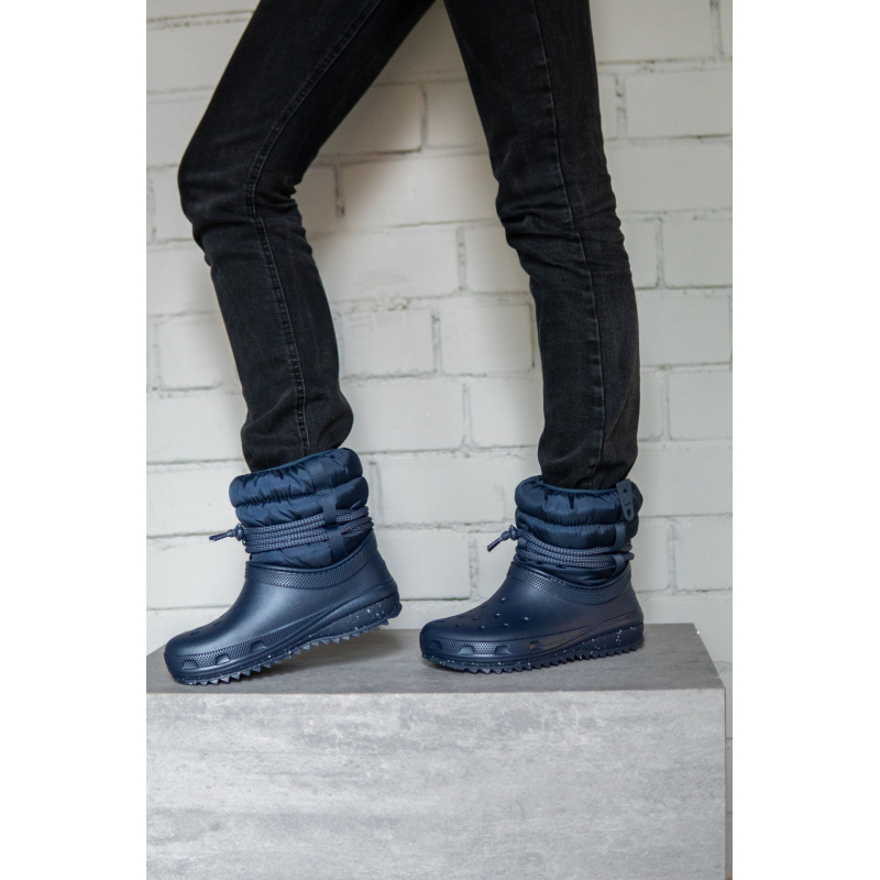 Crocs™ Classic Neo Puff Luxe Boot Women's Navy