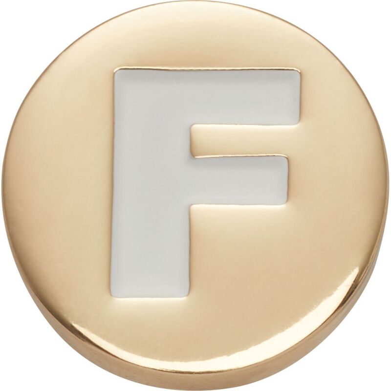 Crocs™ Jibbitz Gold Letter F 