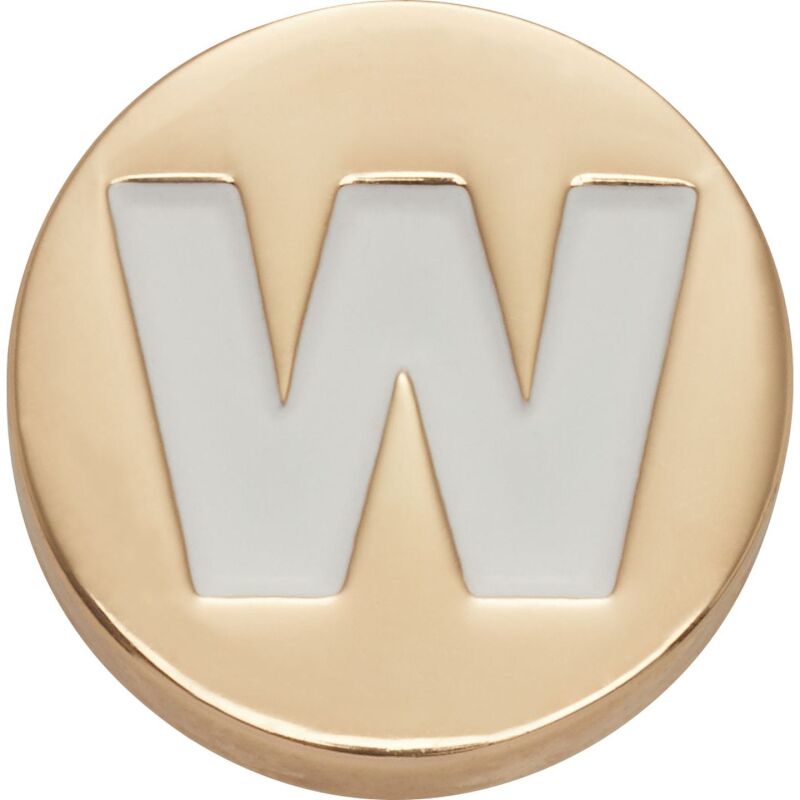 Crocs™ Jibbitz Gold Letter W 