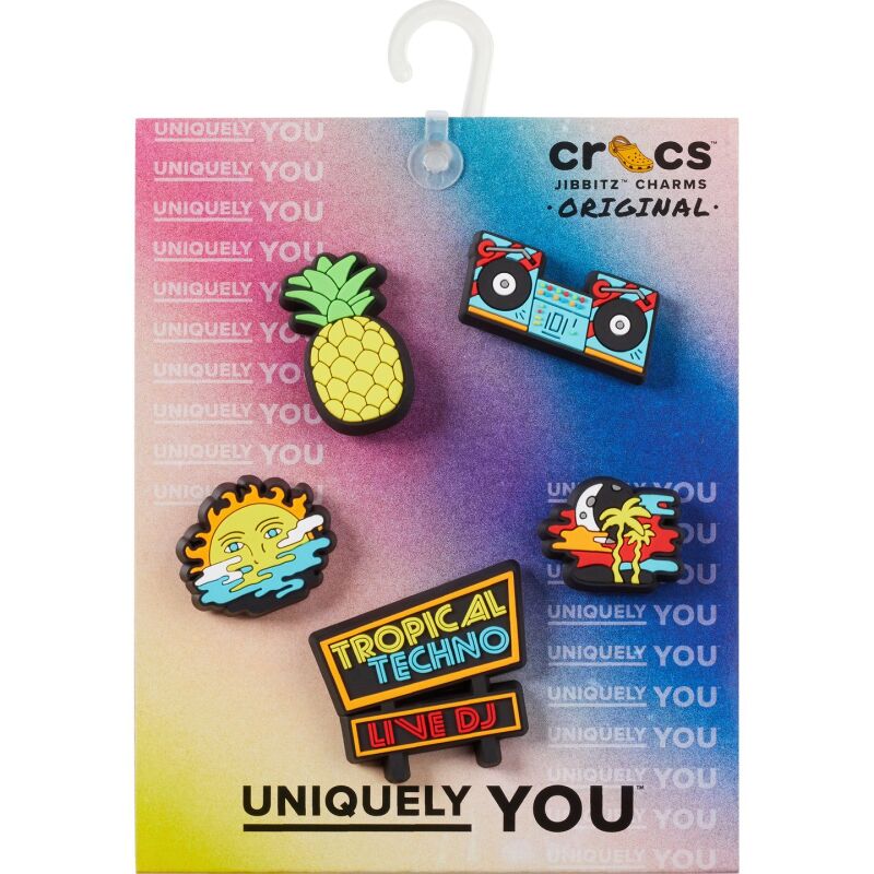 Crocs™ Jibbitz Tropical Techno Dj 5 Pack 