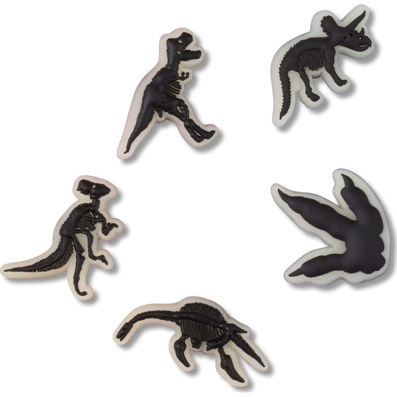 Crocs™ Jibbitz Glow In The Dark Dino 5 Pack 