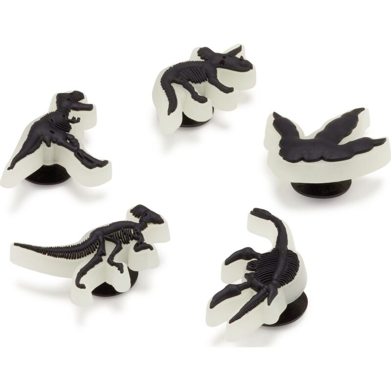 Crocs™ Jibbitz Glow In The Dark Dino 5 Pack 