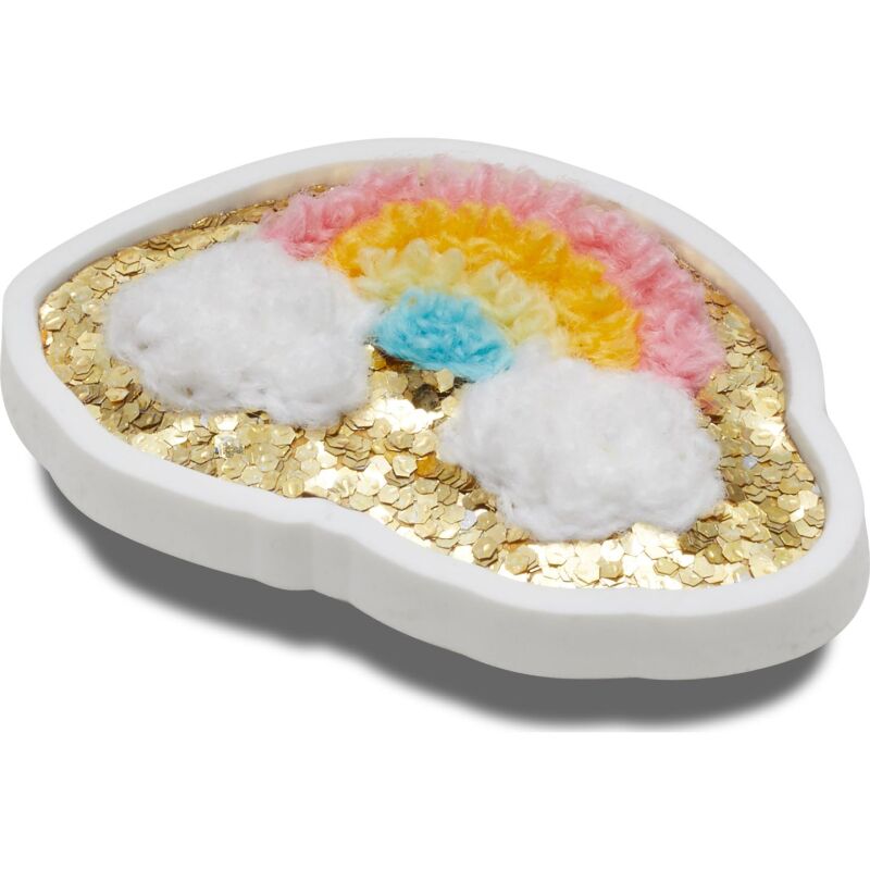 Crocs™ Jibbitz Glitter Rainbow Patch 