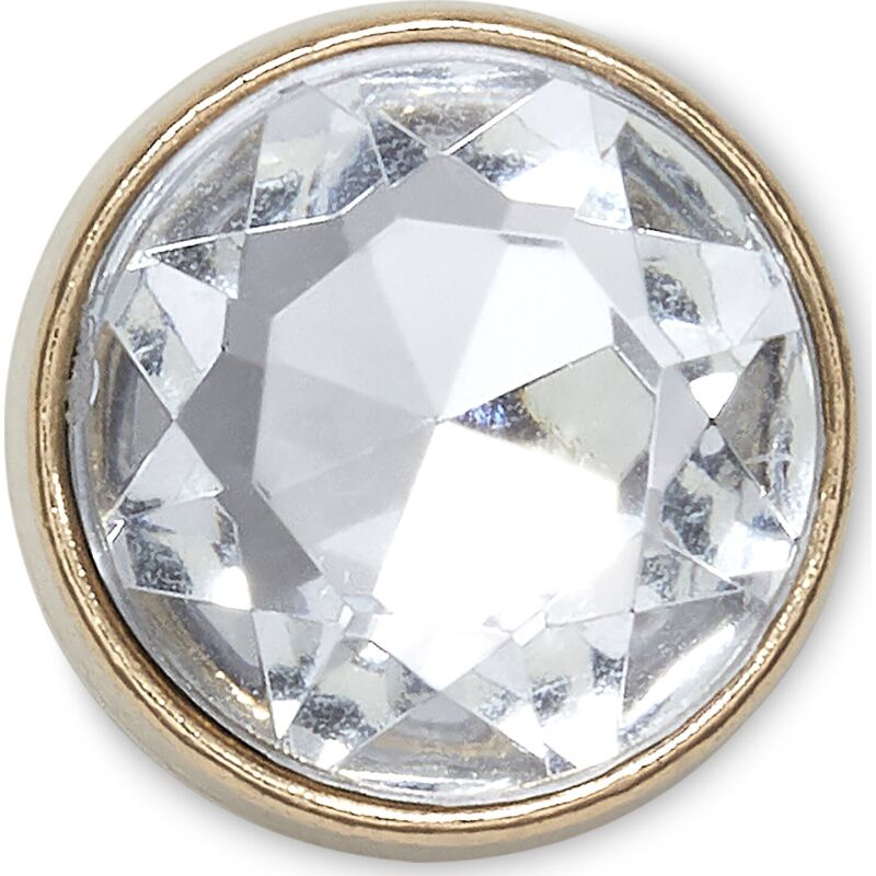 Crocs™ Jibbitz Gold Clear Gem 