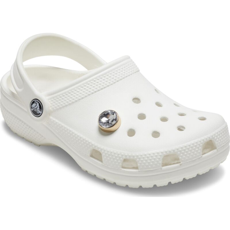 Crocs™ Jibbitz Gold Clear Gem 