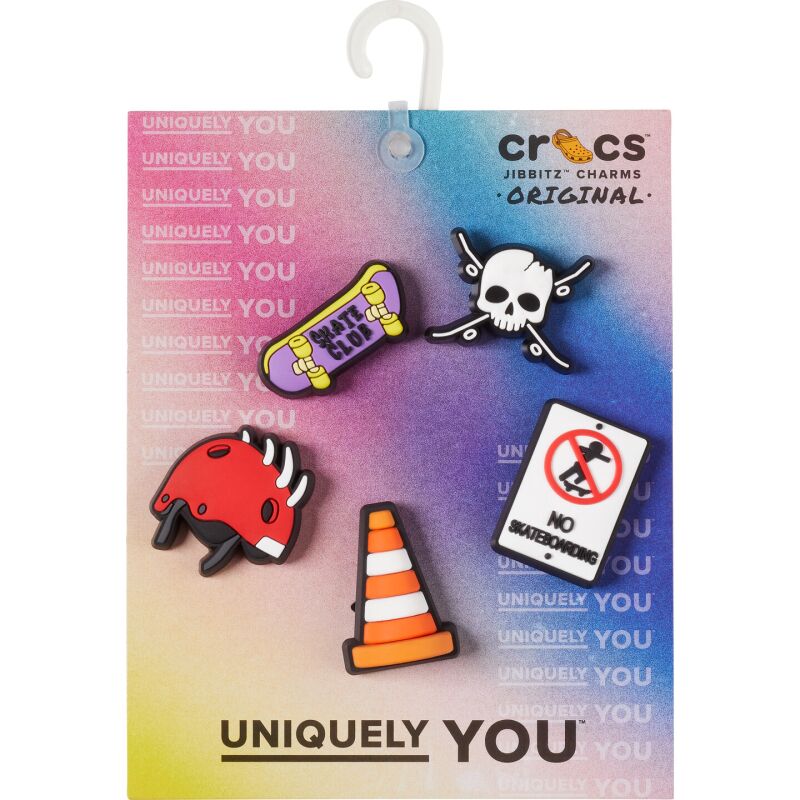 Crocs™ Jibbitz Skateboard Is Life 5 Pack 
