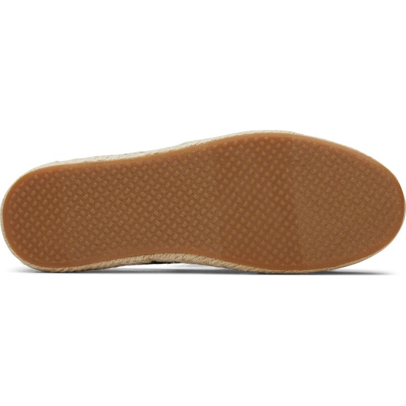 TOMS Recycled Cotton Women Alpargata Rope Black