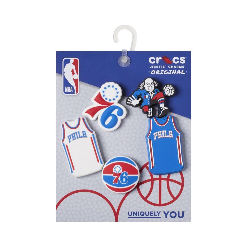 Crocs™ NBA PHILADELPHIA 76ERS 5 PACK G1048800-MU 