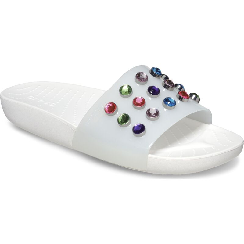 Crocs™ Splash Gem Slide White/Multi