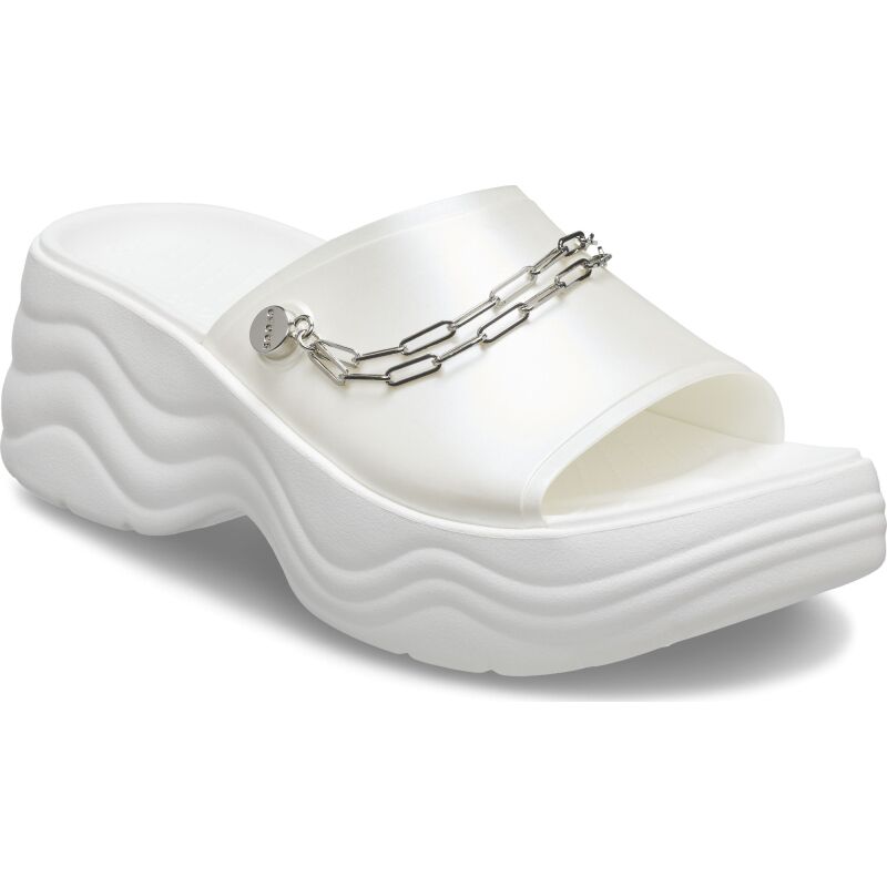 Crocs™ Skyline Chain Slide White