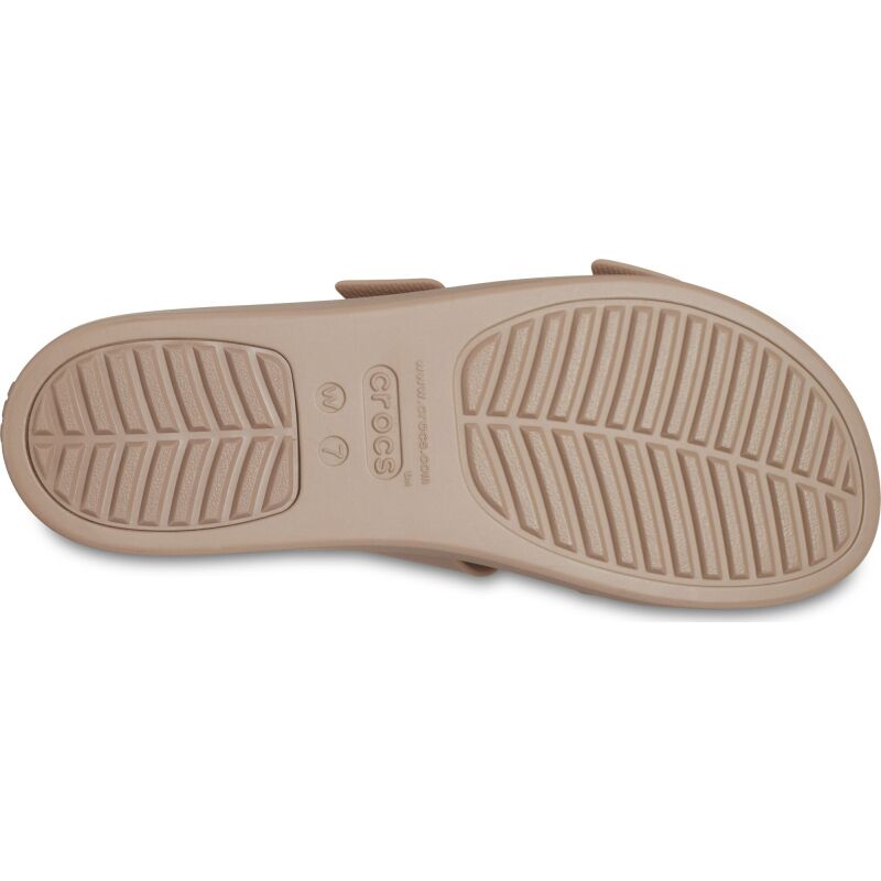Crocs™ Brooklyn Sandal Low Wedge Women's Latte