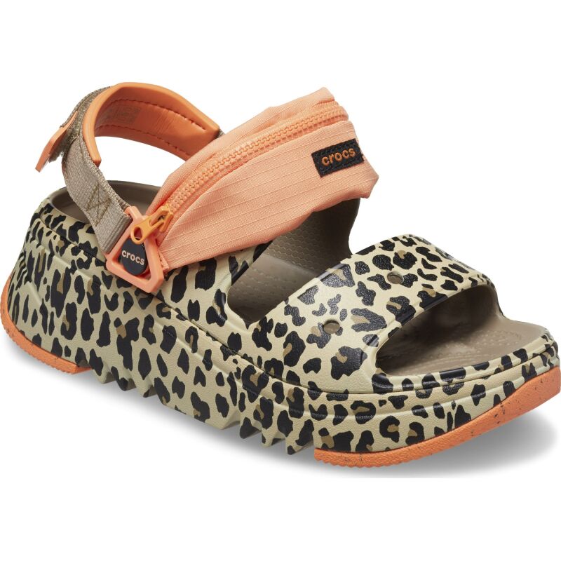 Crocs™ Hiker Xscape Animal Sandal Khaki/Leopard