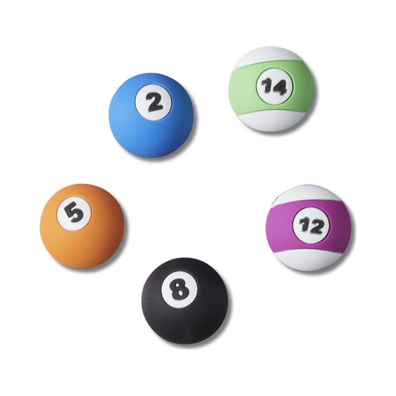 Crocs™ Jibbitz Billiard Balls 5 Pack 