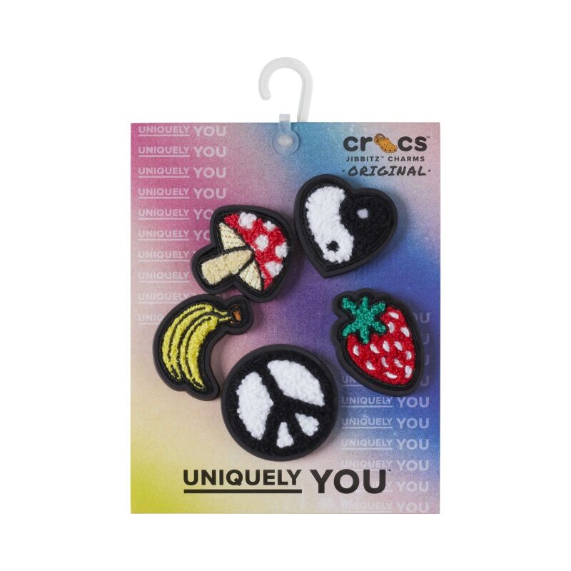 Crocs™ Jibbitz Peace N Love Tufted Patch 5 Pack 