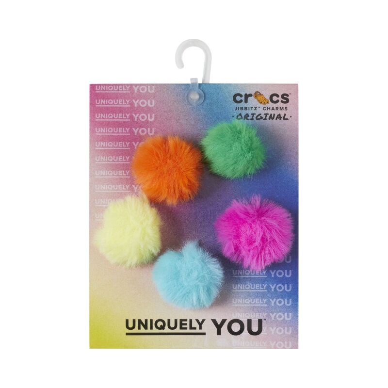 Crocs™ Jibbitz 80S Neon Puff Ball 5 Pack 