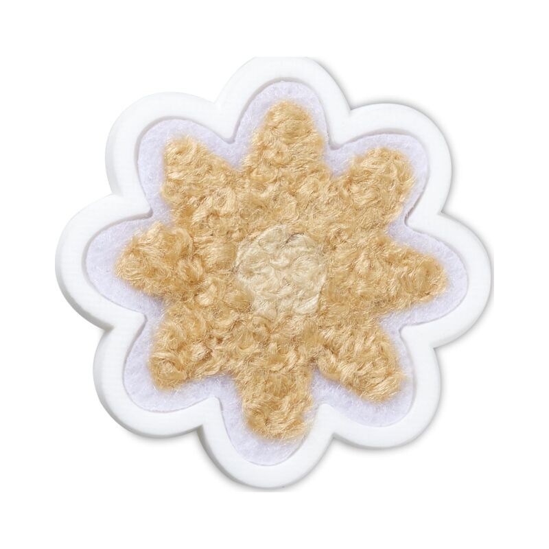 Crocs™ Jibbitz Tufted Tan Daisy 