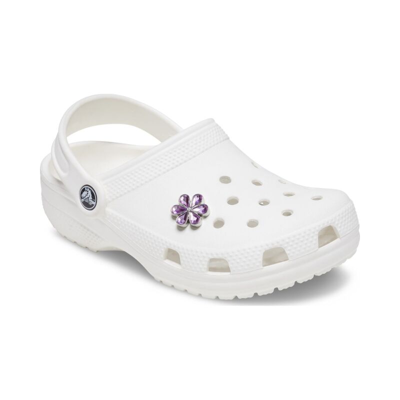 Crocs™ Jibbitz Purple Blinged Out Daisy 