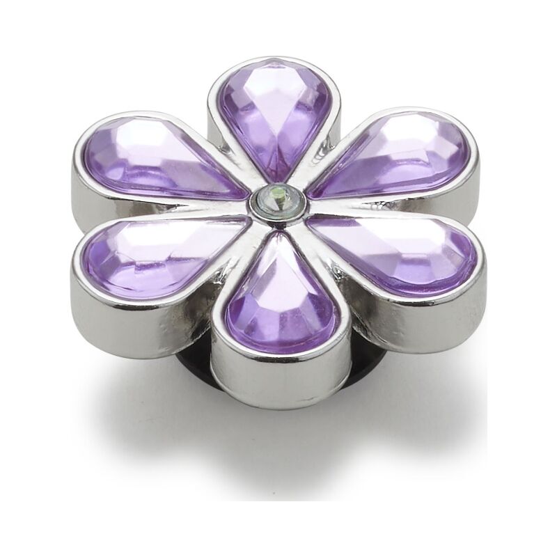 Crocs™ Jibbitz Purple Blinged Out Daisy 