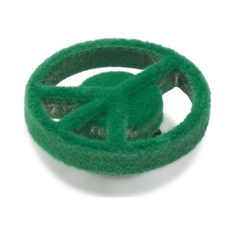 Crocs™ Jibbitz Grass Textured Peace Sign 