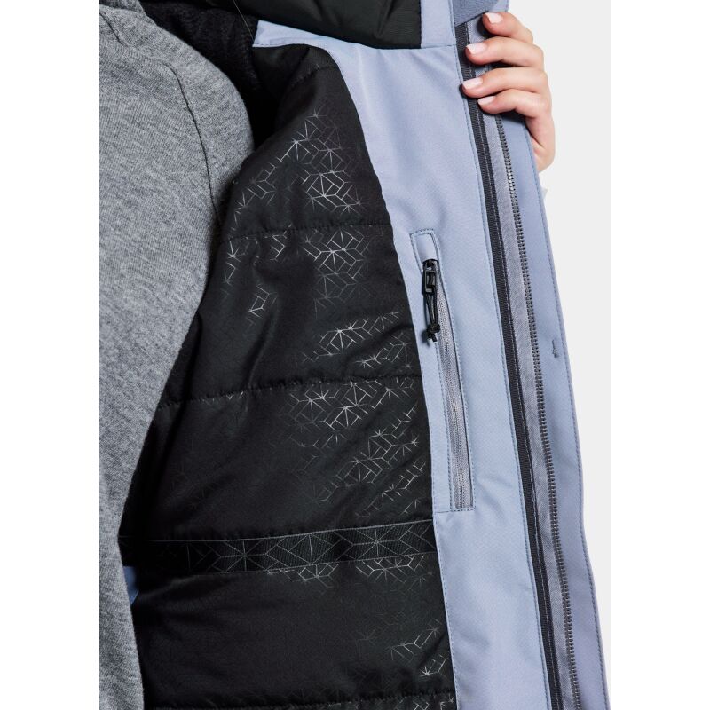 Didriksons Mia Long Women's Parka Glacial Blue