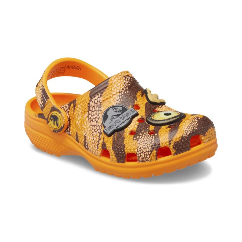 Crocs™ Jurassic World Classic Clog Kid's Orange Zing