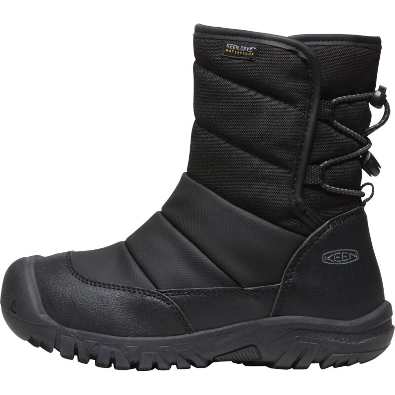 Keen Puffrider WP Big Kids' Black/Steel Grey