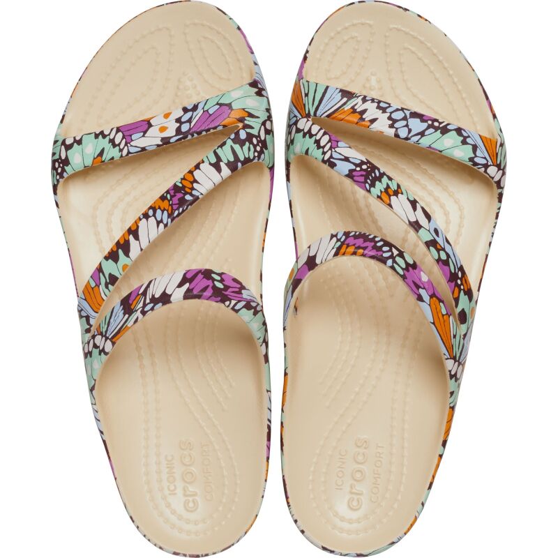 Crocs™ Kadee II Butterfly Graphic Sandal Women's Winter White