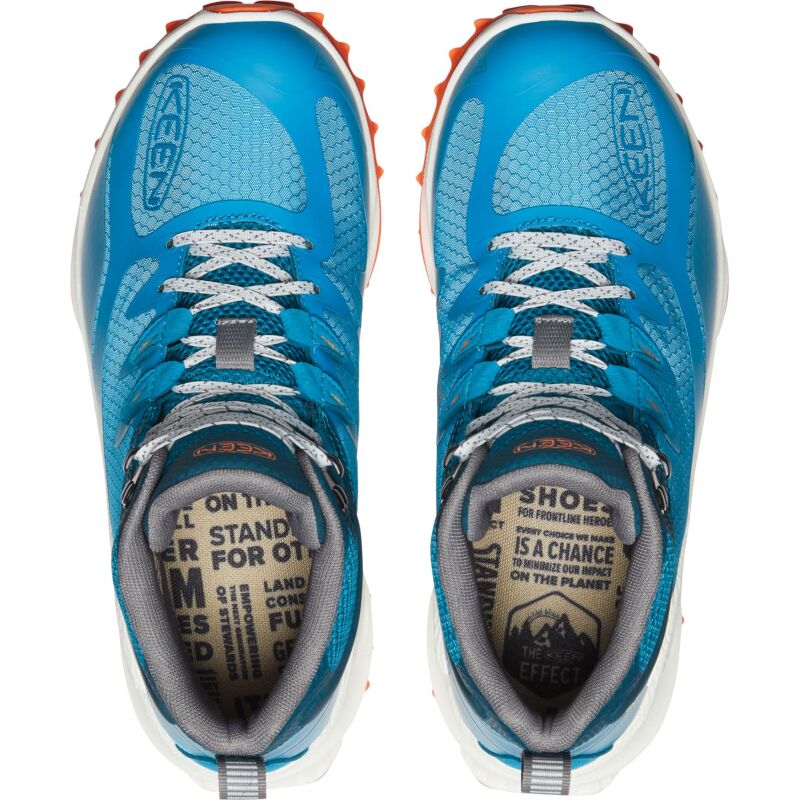 Keen Zionic Mid WP Women's Fjord Blue/Tangerine