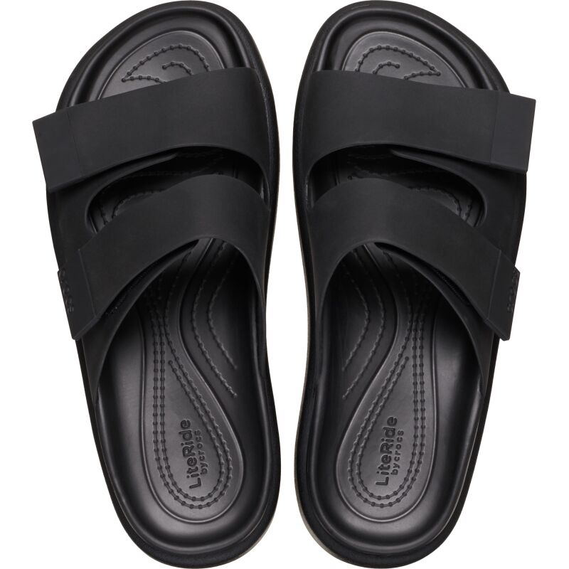 Crocs™ Brooklyn Luxe Sandal Black/Black