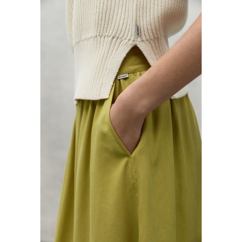 ECOALF YOKOALF SKIRT WOMAN Green Yellow