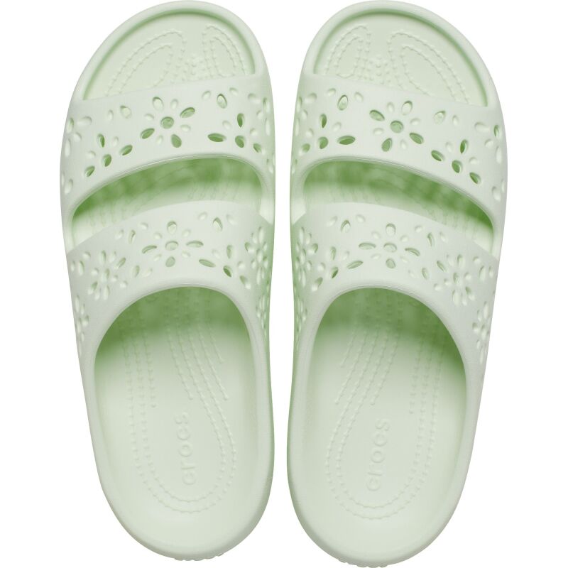 Crocs™ Classic Floral Cut Out Sandal Jade Tint