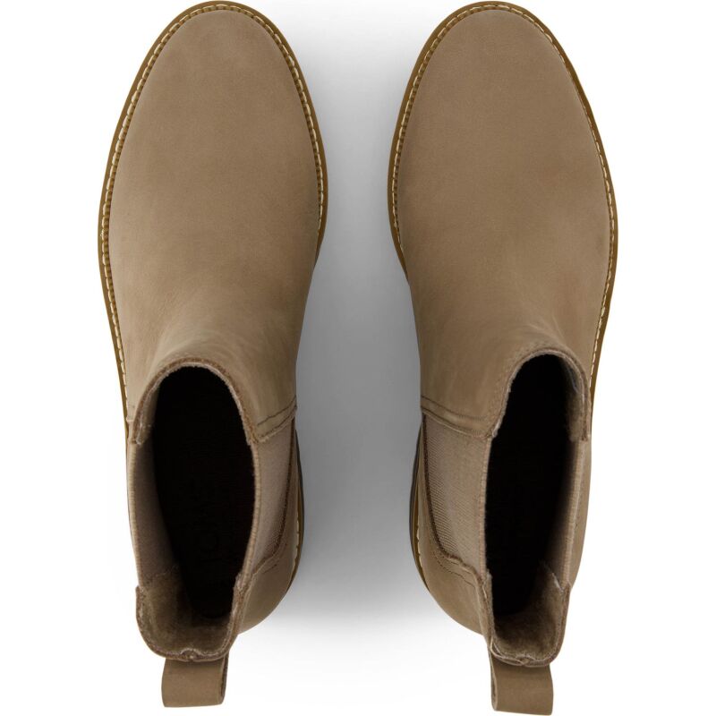 TOMS LEATHER WOMEN'S BENNET BOOT 10021289 Natural