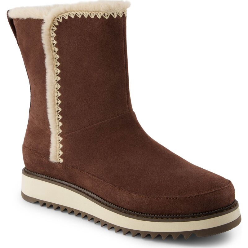 TOMS SUEDE WOMEN'S BERGEN BOOT 10021409 Dark Brown